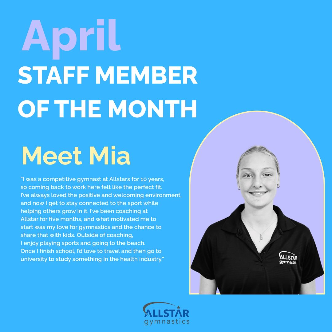 ⭐️⭐️STAFF MEMBER OF THE MONTH!⭐️⭐️